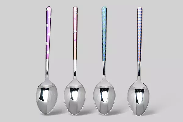 MOPA Fiber Laser Marking Color on Spoon